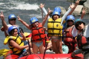 Whitewater rafting with Kids!